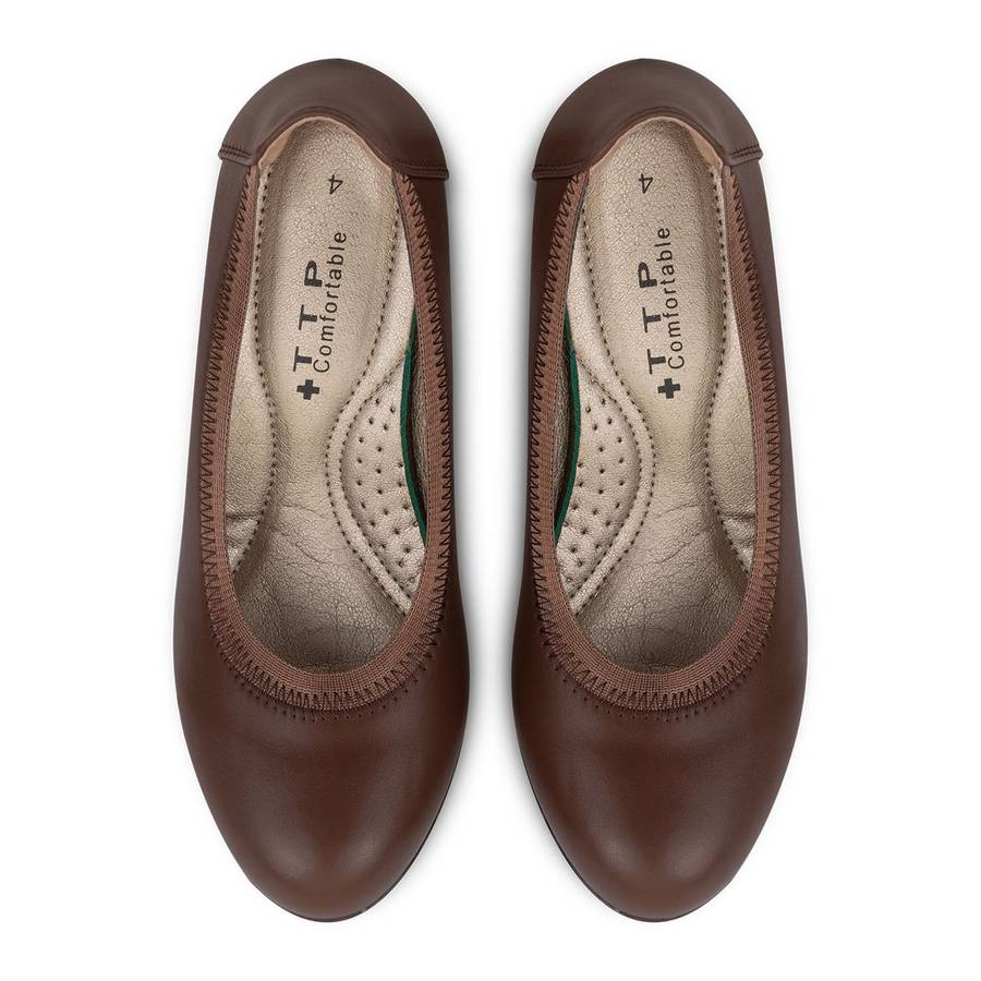 TTP Ladies Court Heel with Elasticated Top Line