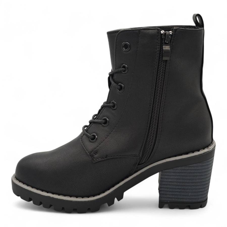 TTP Women's Lace up Ankle Boots with Side Zipper HTM-5