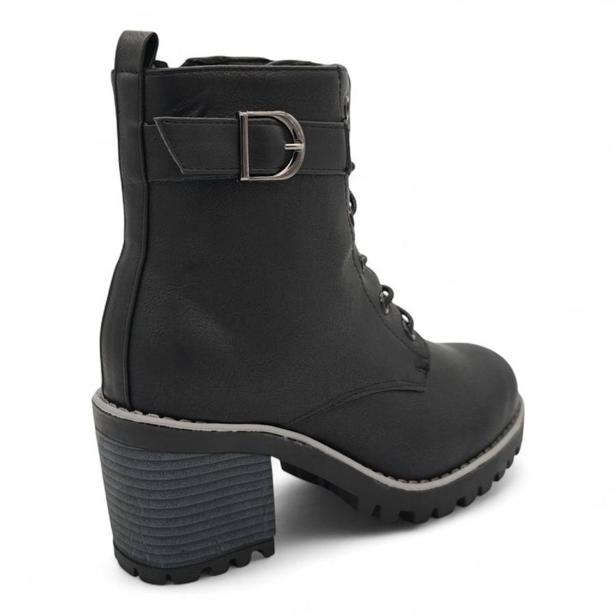 TTP Women's Lace up Ankle Boots with Side Zipper HTM-5