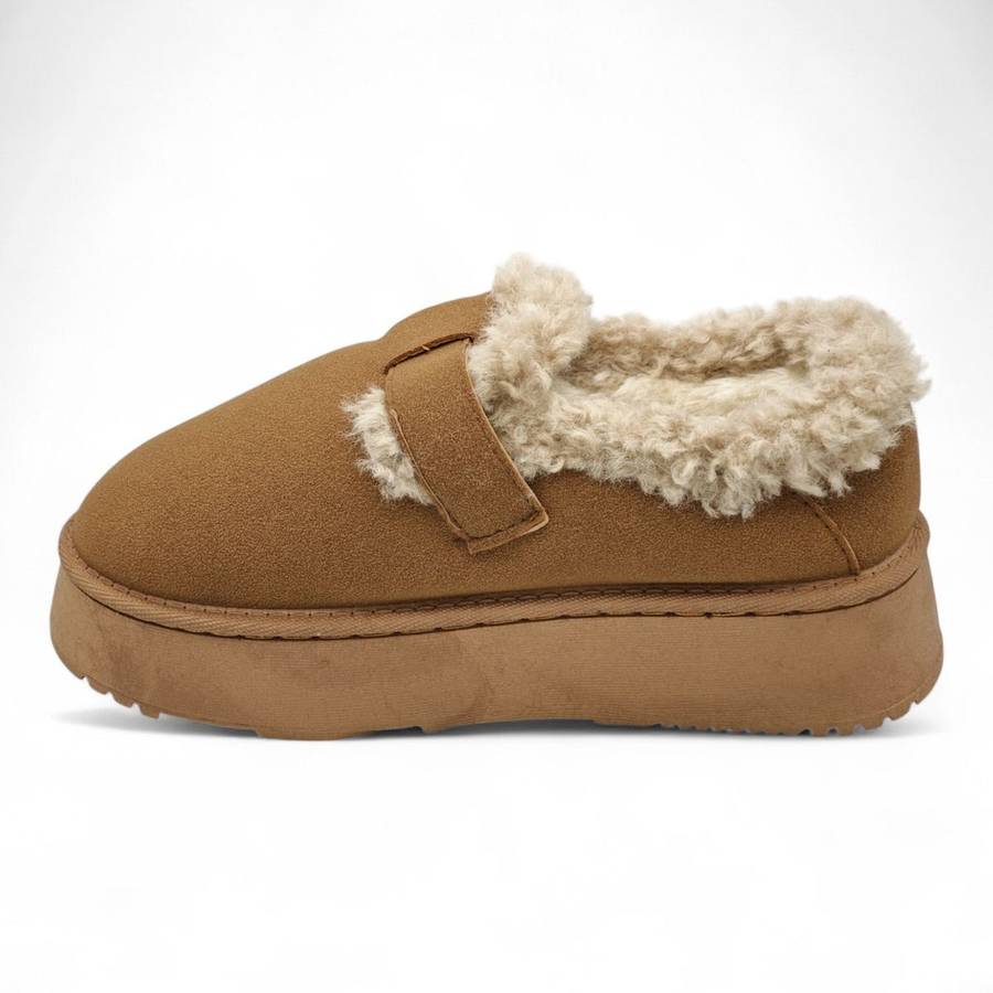 TTP Women's Cosy Slip-on with Faux Fur Lining K-11