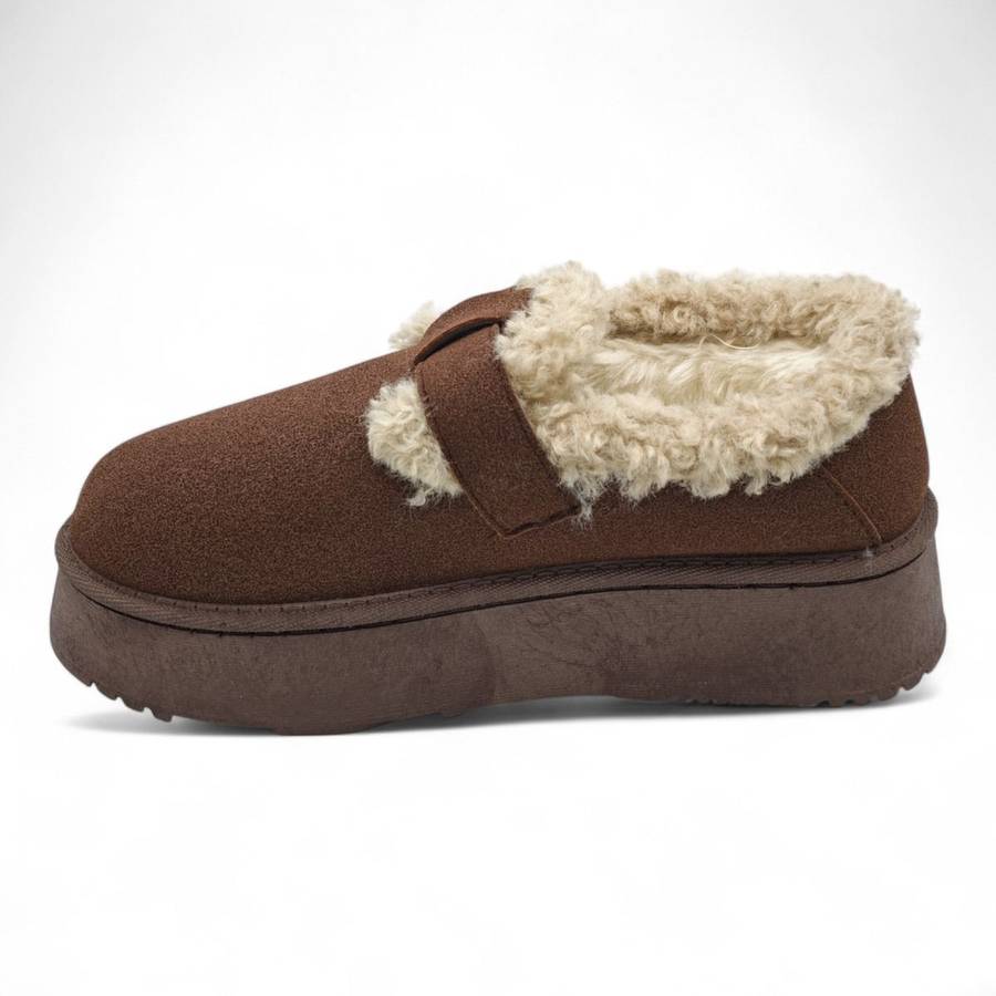 TTP Women's Cosy Slip-on with Faux Fur Lining K-11