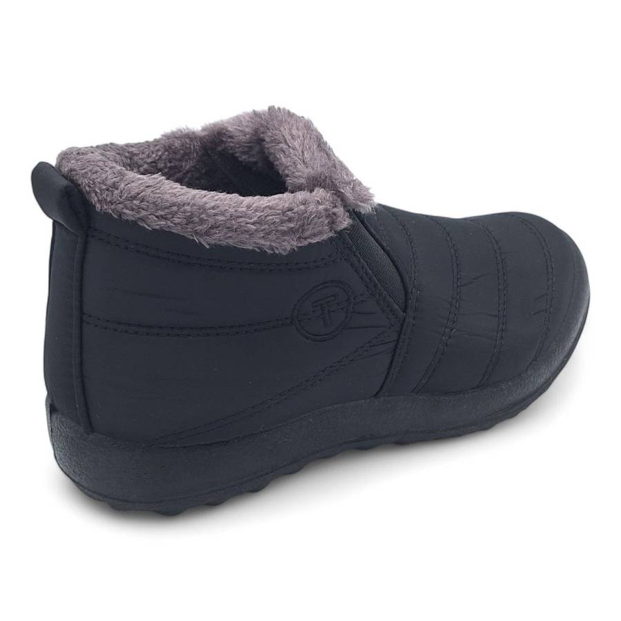 TTP Women Pull On Polar Ankle Boots With Fur Lining M351