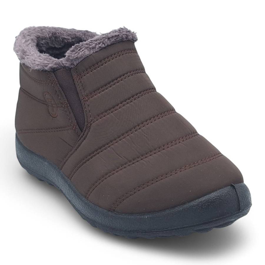 TTP Women Pull On Polar Ankle Boots With Fur Lining M351