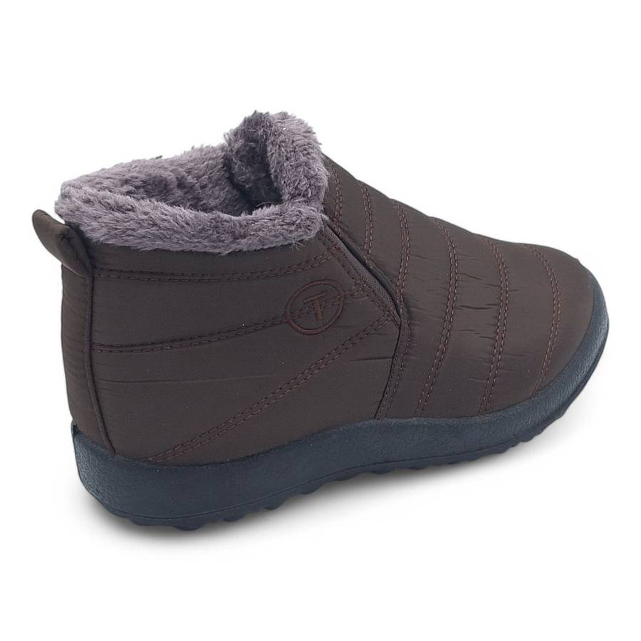 TTP Women Pull On Polar Ankle Boots With Fur Lining M351