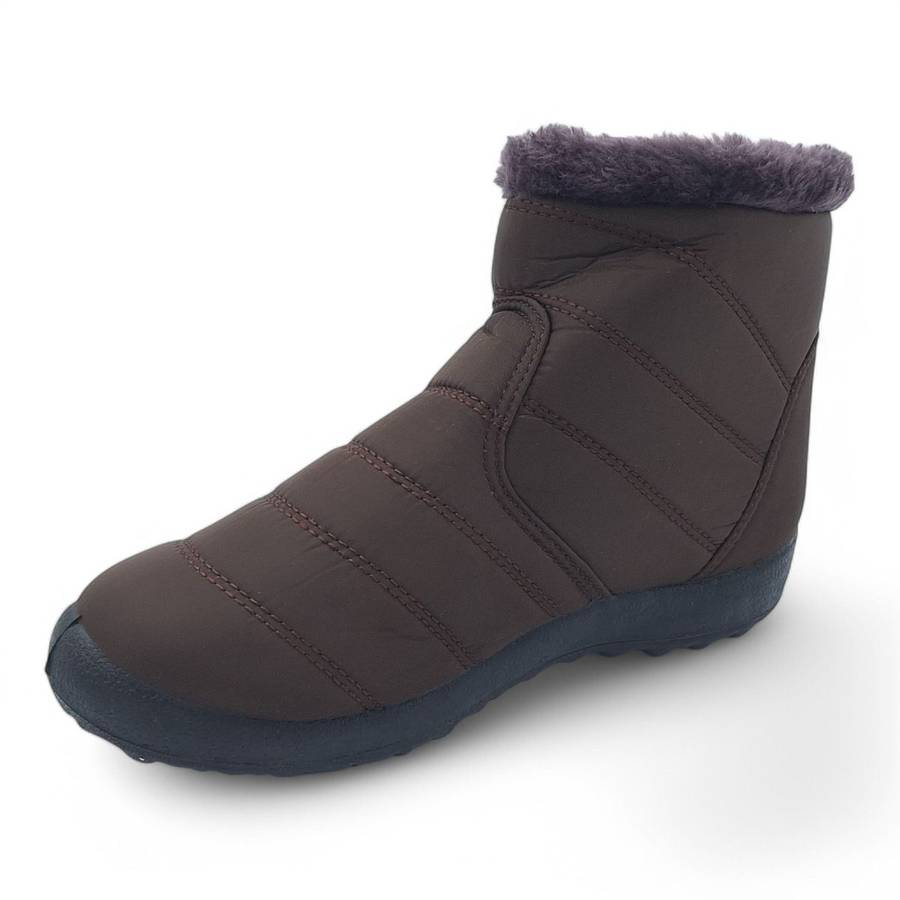TTP Women Polar Ankle Boot with Side Zipper and Fur Lining M550