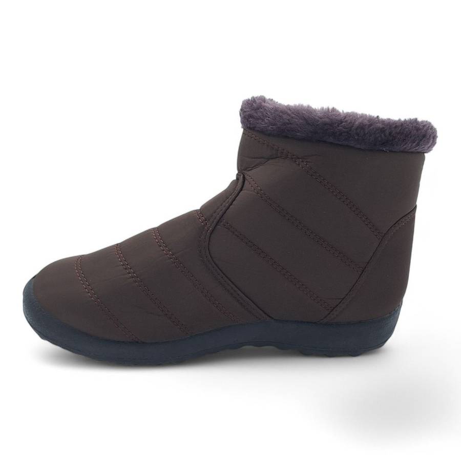 TTP Women Polar Ankle Boot with Side Zipper and Fur Lining M550