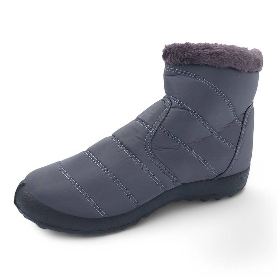 TTP Women Polar Ankle Boot with Side Zipper and Fur Lining M550