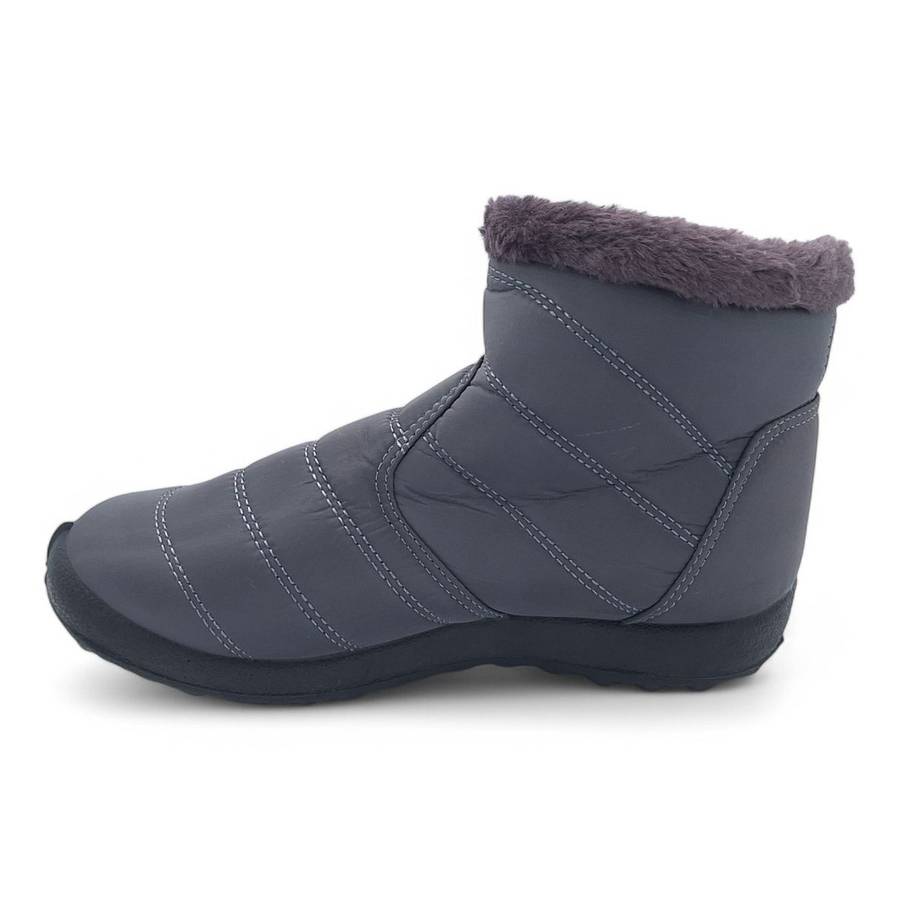 TTP Women Polar Ankle Boot with Side Zipper and Fur Lining M550