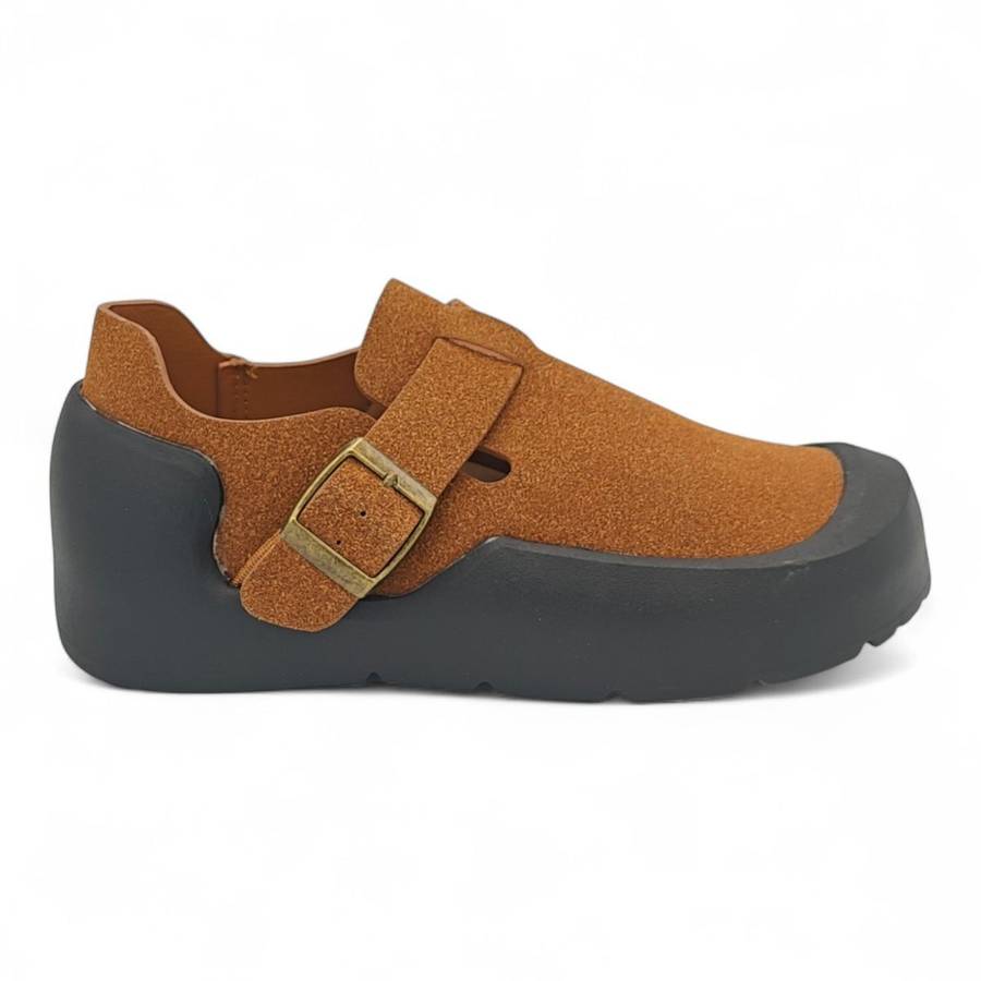 TTP Platform Mary Jane Chunky Lug Sole BKHT01