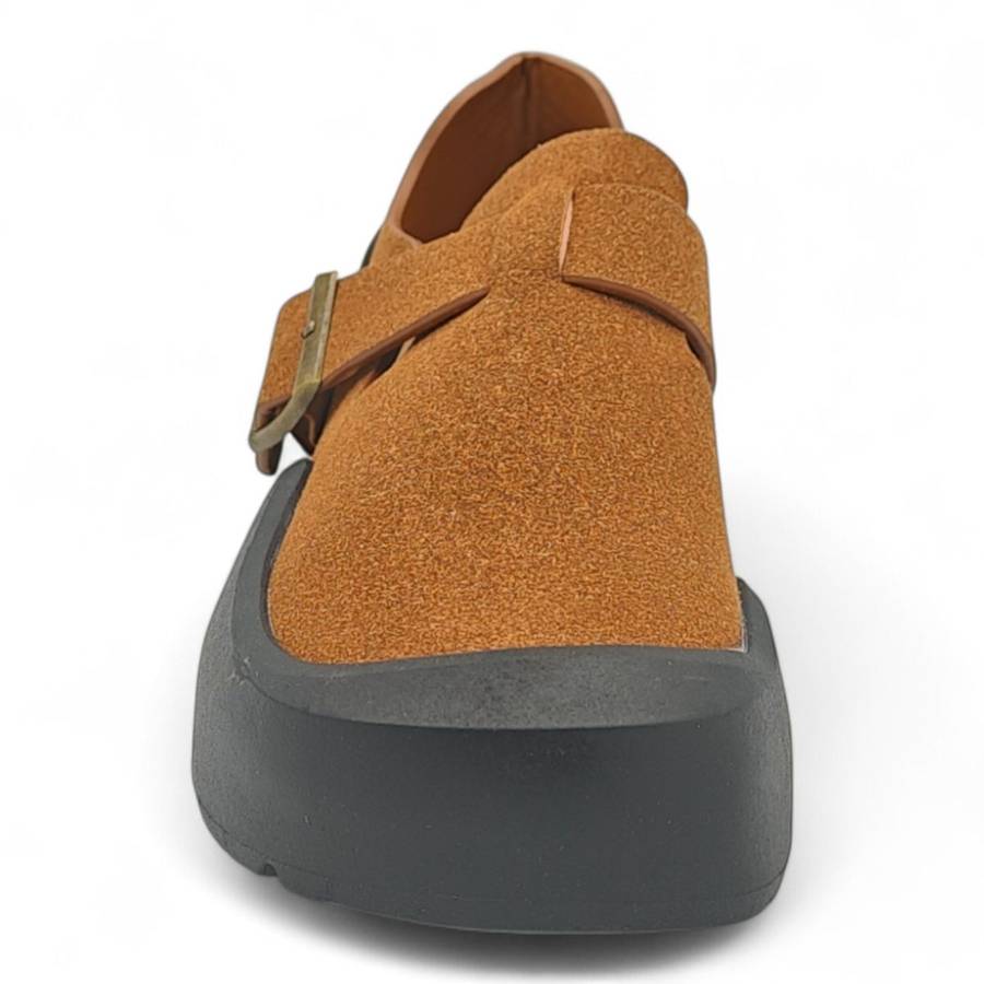 TTP Platform Mary Jane Chunky Lug Sole BKHT01