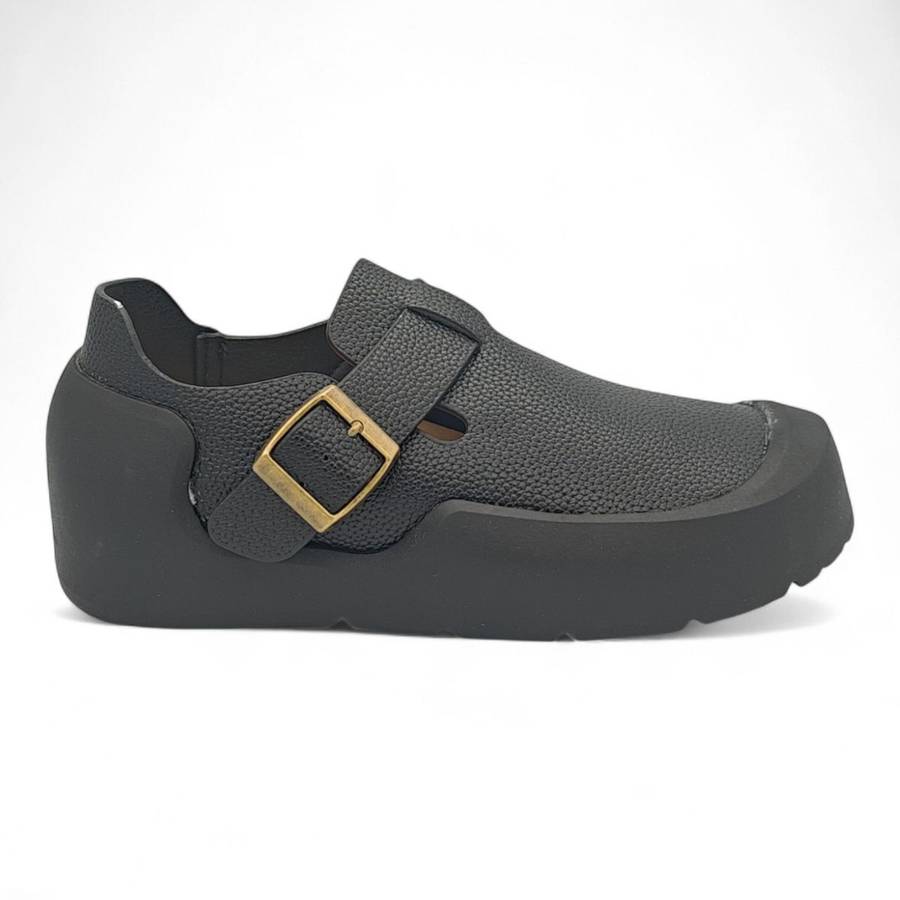 TTP Platform Terra Textured Mary Jane BKHT02