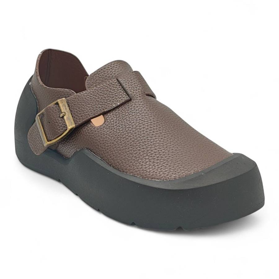 TTP Platform Terra Textured Mary Jane BKHT02