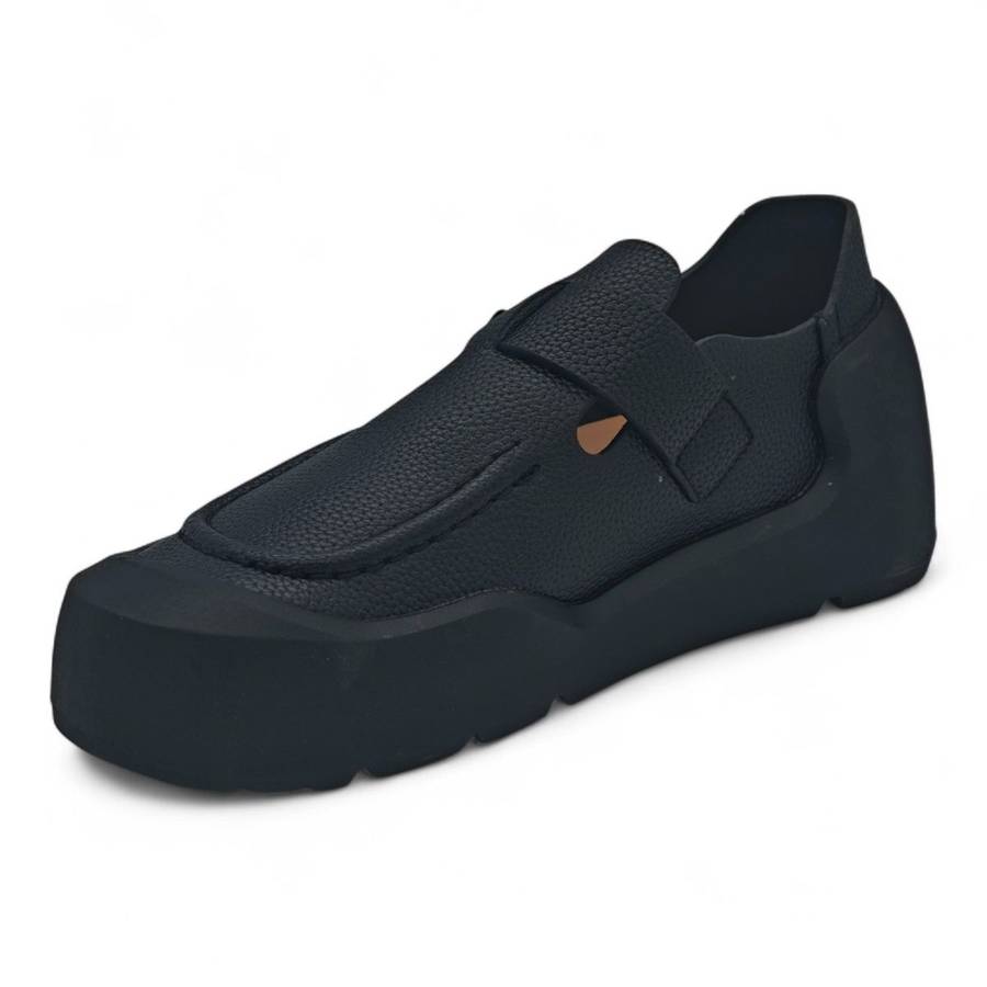 TTP Women's Moccasin-Styled Mary Jane Platform Casual Shoe BKHT03