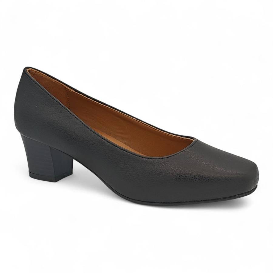 ALXIR Women's Slip-On Block Heel Pumps PSL3193C