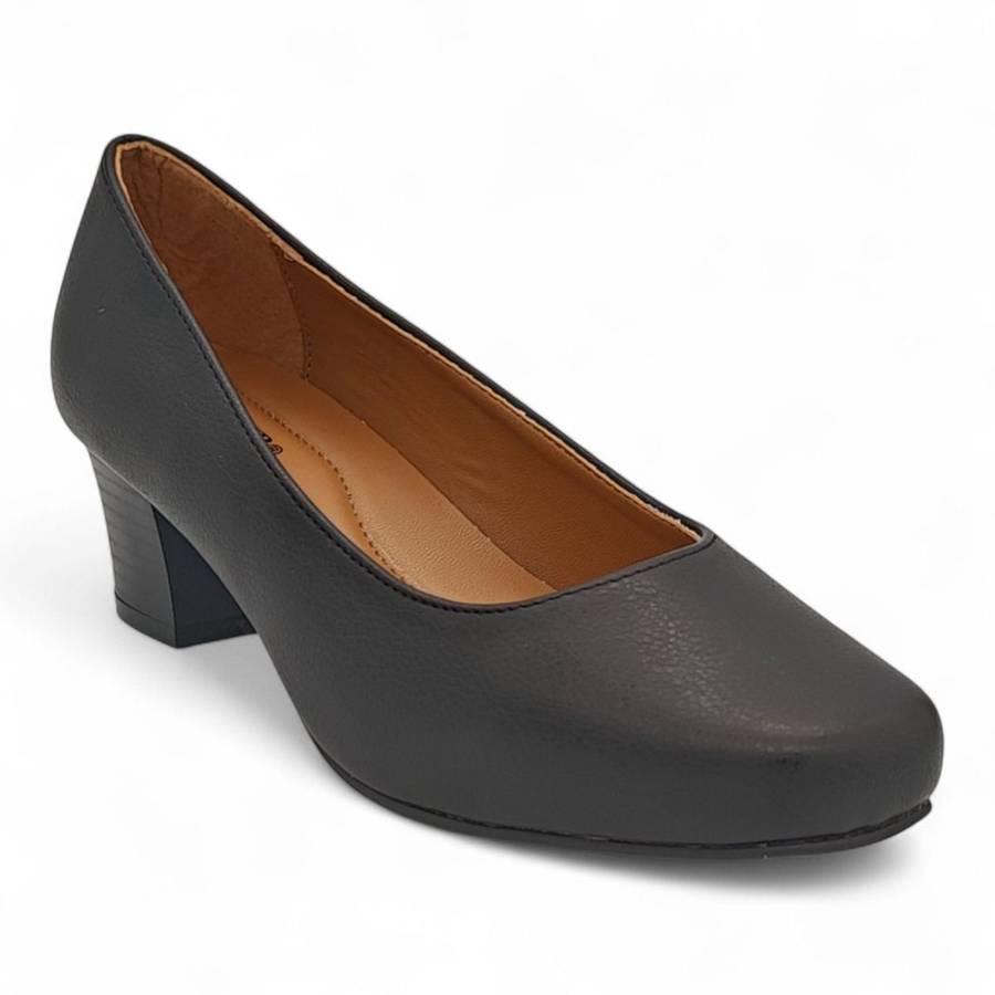 ALXIR Women's Slip-On Block Heel Pumps PSL3193C