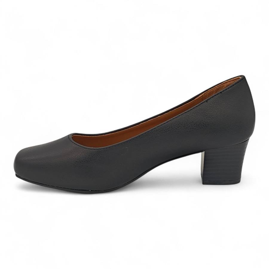 ALXIR Women's Slip-On Block Heel Pumps PSL3193C