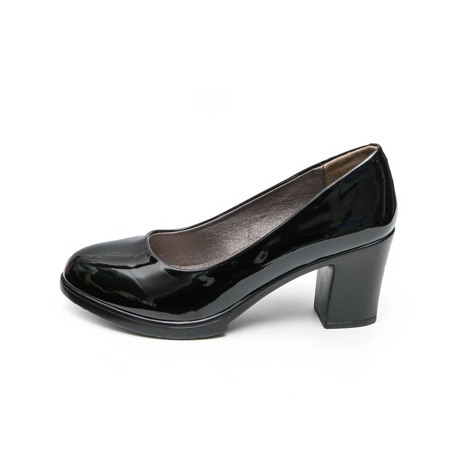 TTP Comfortable Classic Block Heel Courts K3501