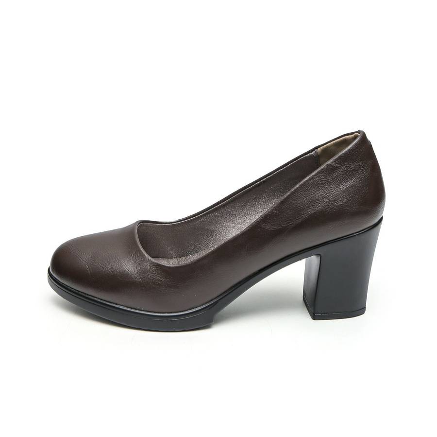 TTP Comfortable Classic Block Heel Courts K3501