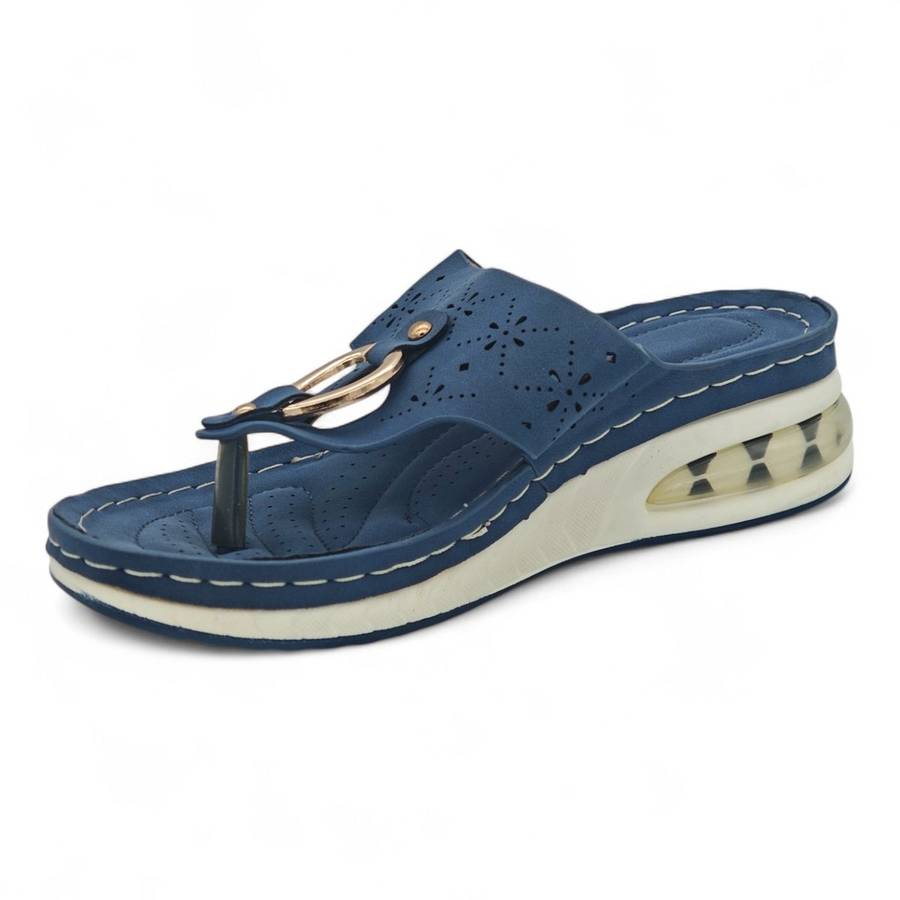 Women's Wedge Sandal - Floral Cut-Out Design CY2025