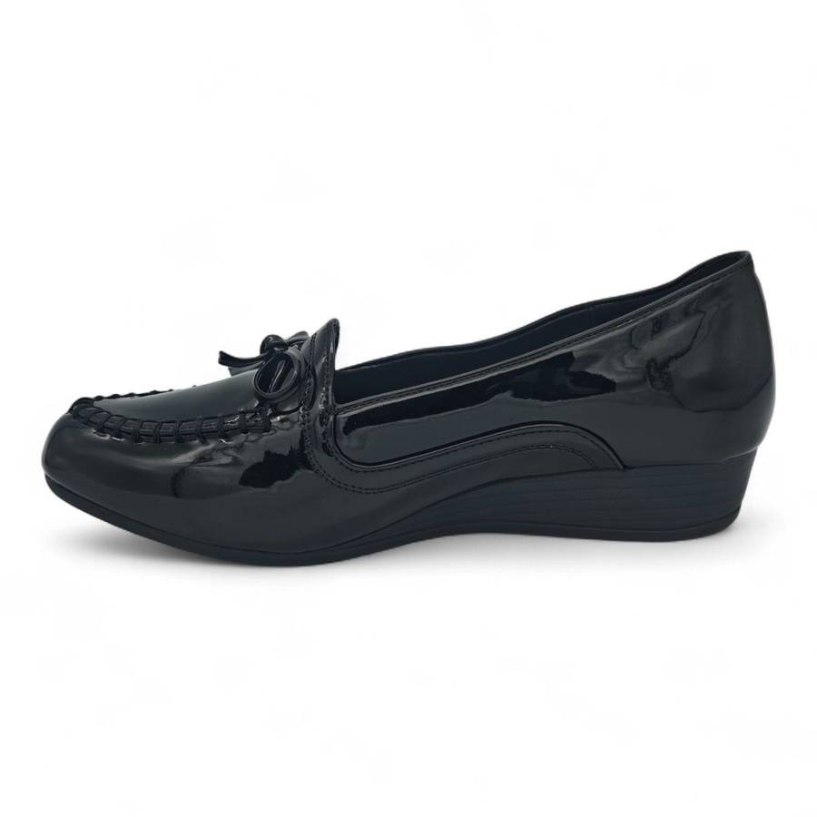 TTP Women's Patent Loafer Wedge HT250705-2