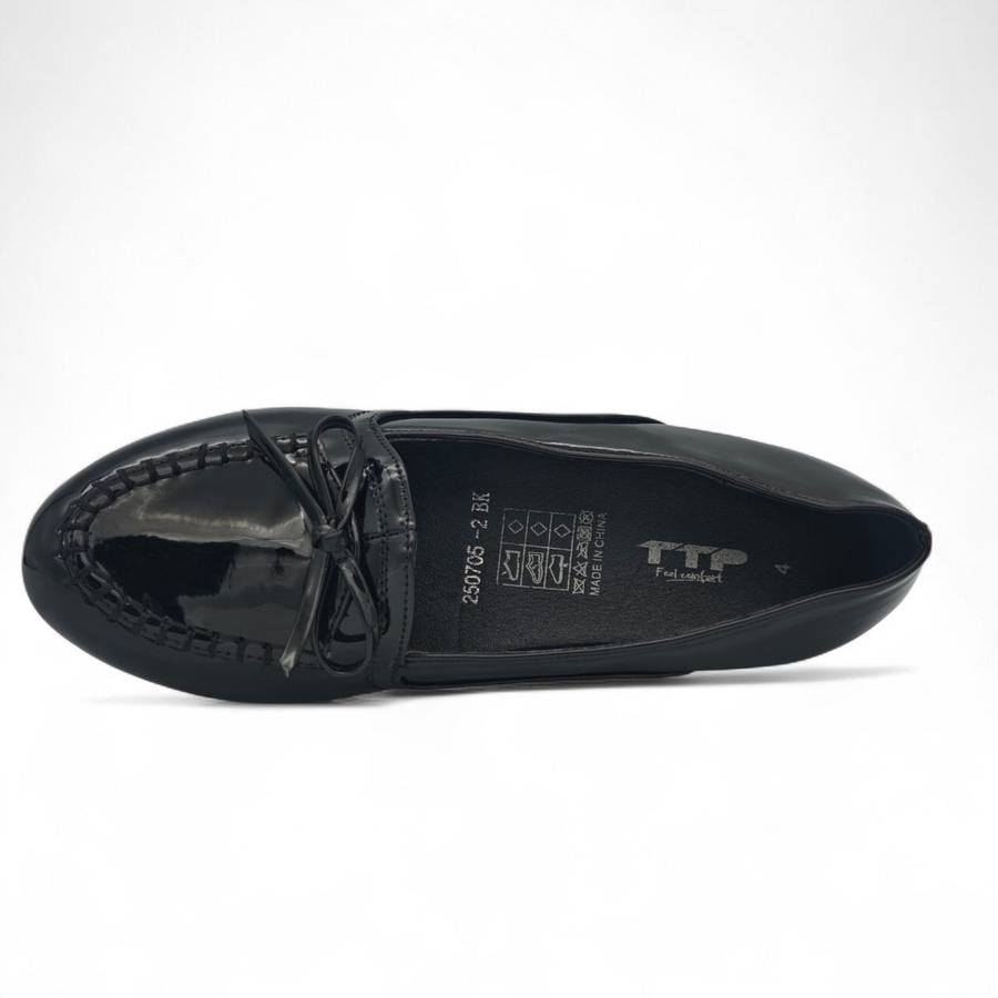 TTP Women's Patent Loafer Wedge HT250705-2
