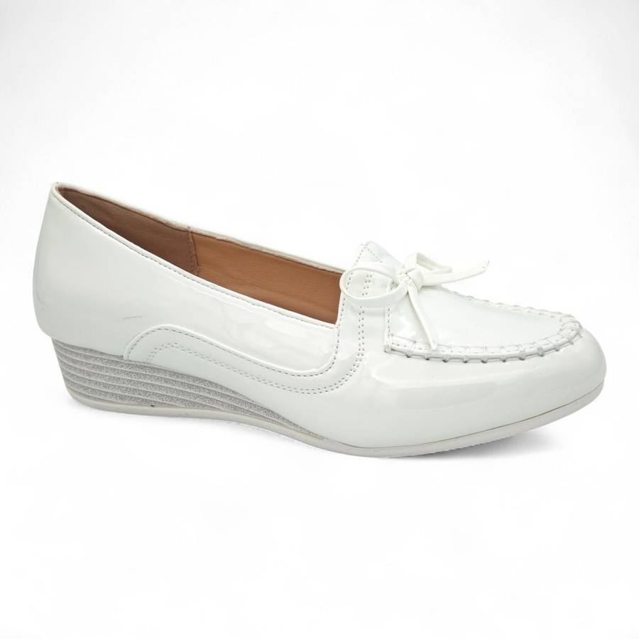 TTP Women's Patent Loafer Wedge HT250705-2