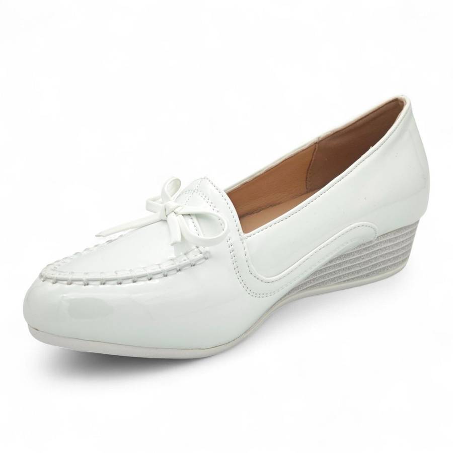 TTP Women's Patent Loafer Wedge HT250705-2