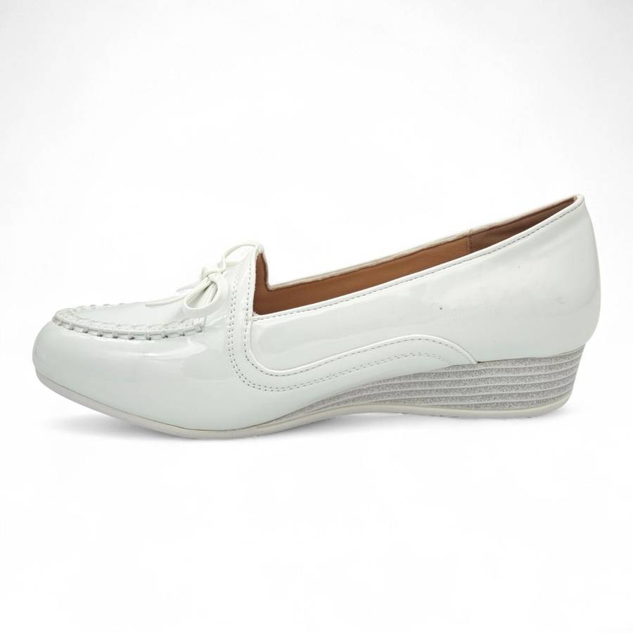 TTP Women's Patent Loafer Wedge HT250705-2