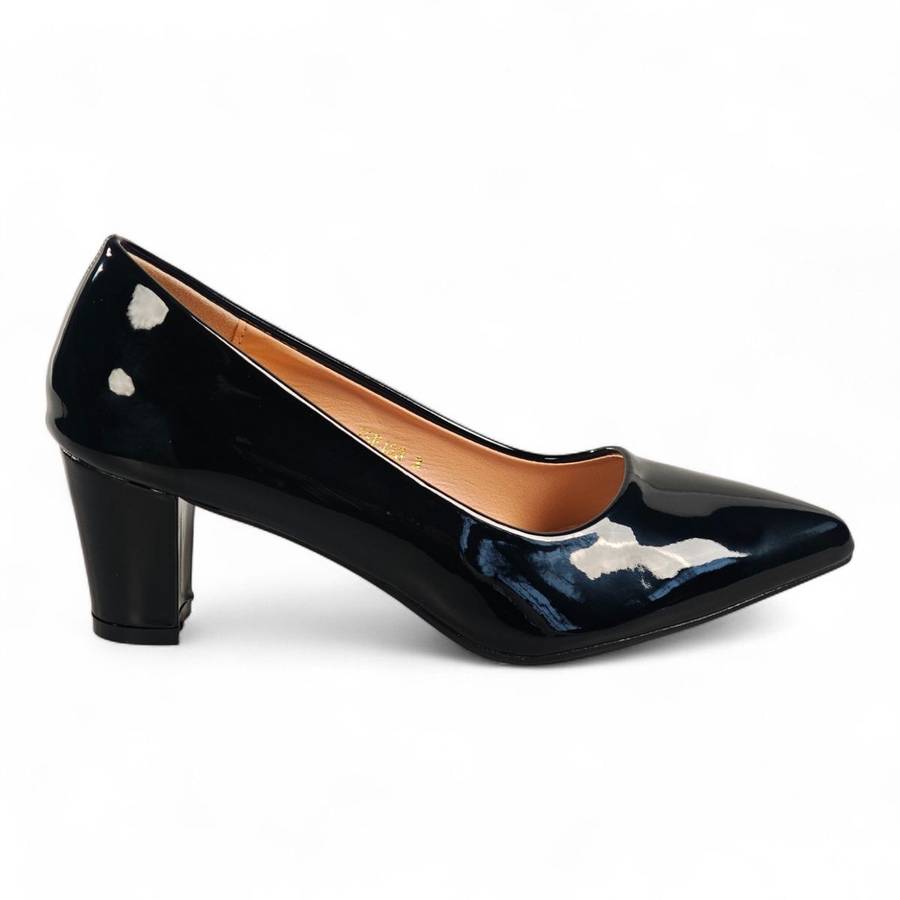 TTP Luminous Pointed Toe Block Heel JSF138