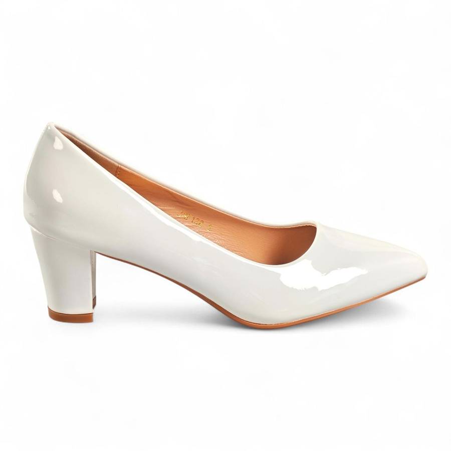 TTP Luminous Pointed Toe Block Heel JSF138