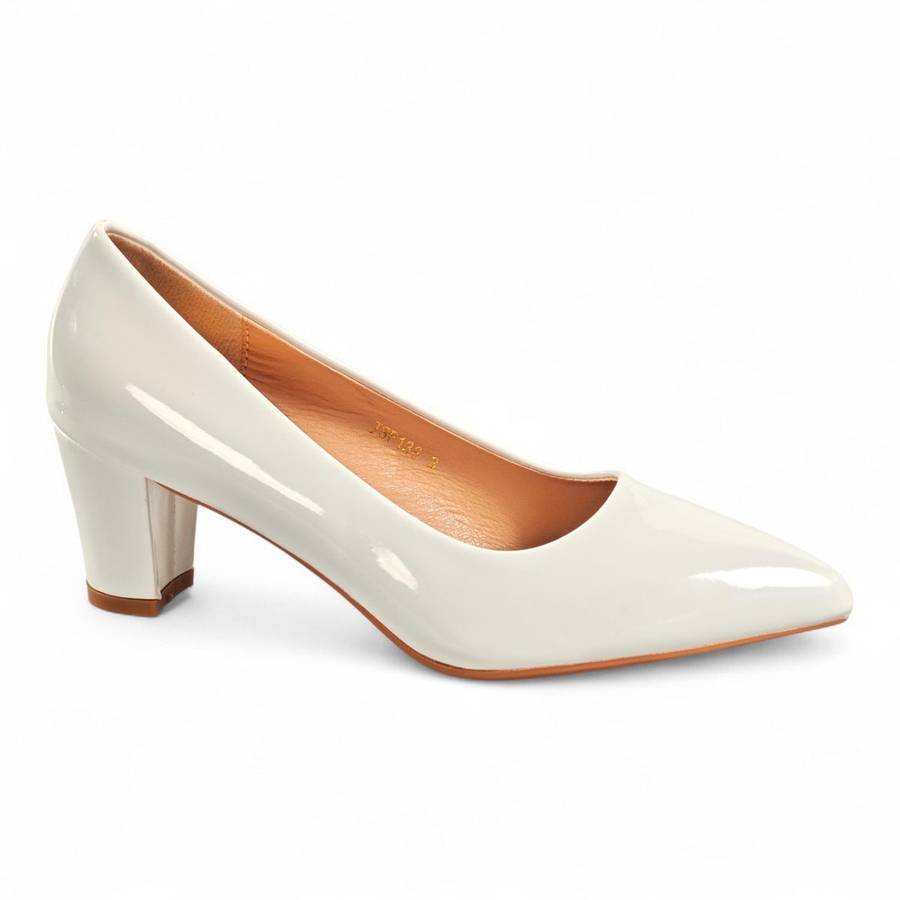 TTP Luminous Pointed Toe Block Heel JSF138
