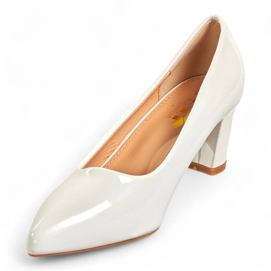 TTP Luminous Pointed Toe Block Heel JSF138