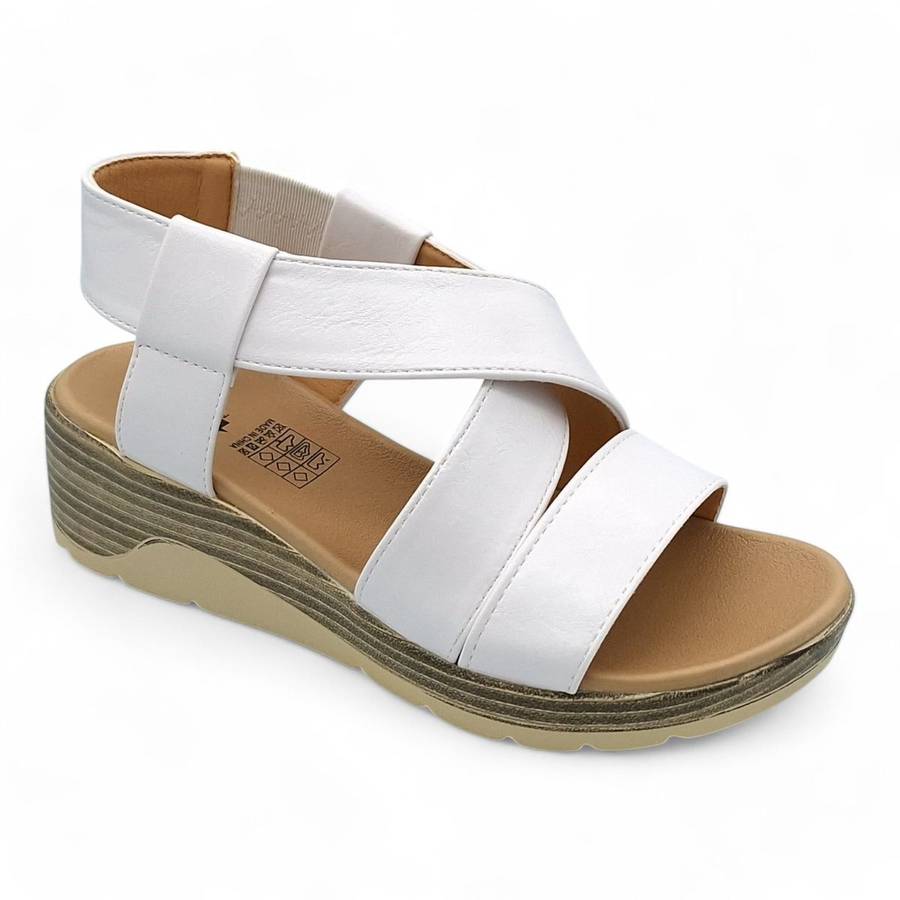 TTP Women Pull On Cross Style Slingback Platform Wedge Styles