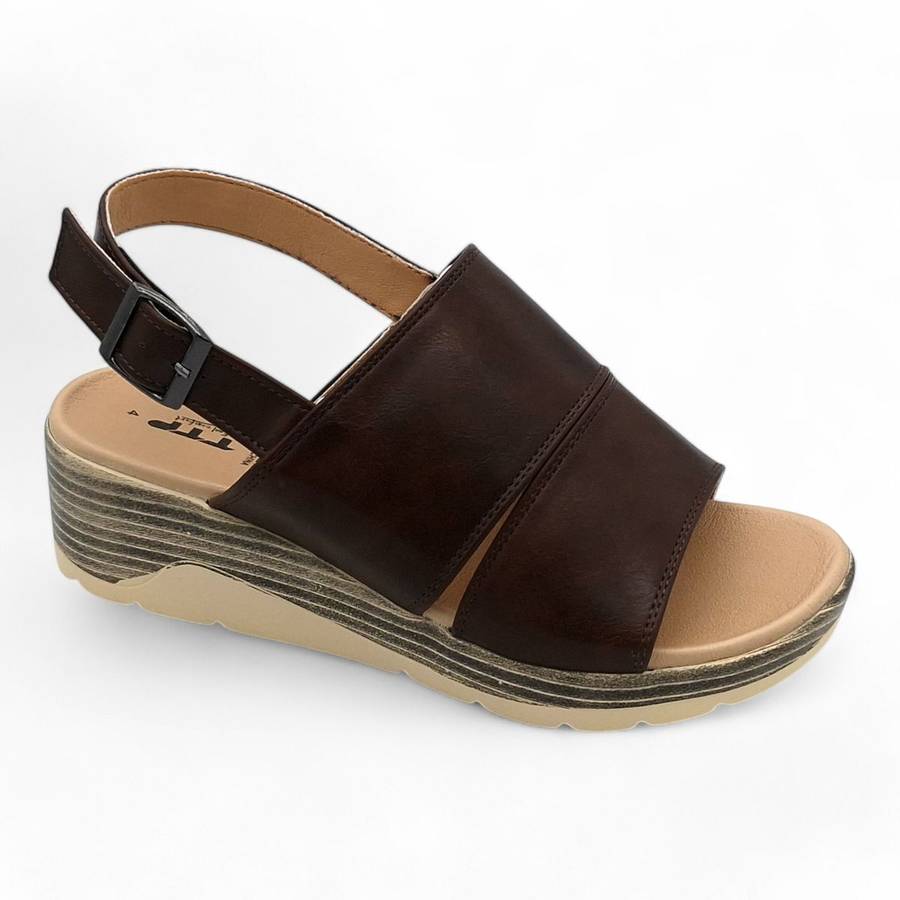 TTP Women Platform Wedge Heel Slingback Sandals