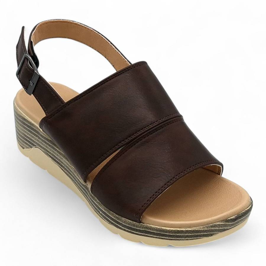 TTP Women Platform Wedge Heel Slingback Sandals
