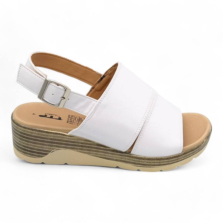 TTP Women Platform Wedge Heel Slingback Sandals