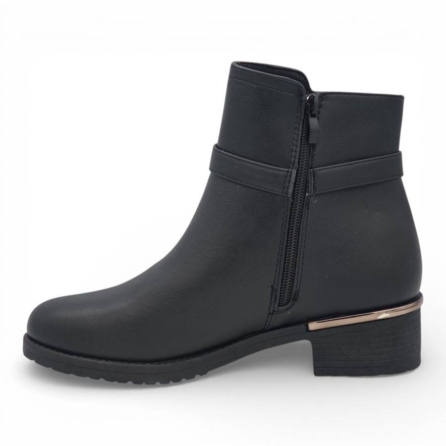 TTP Women's Round Toe Ankle Boot MC0006