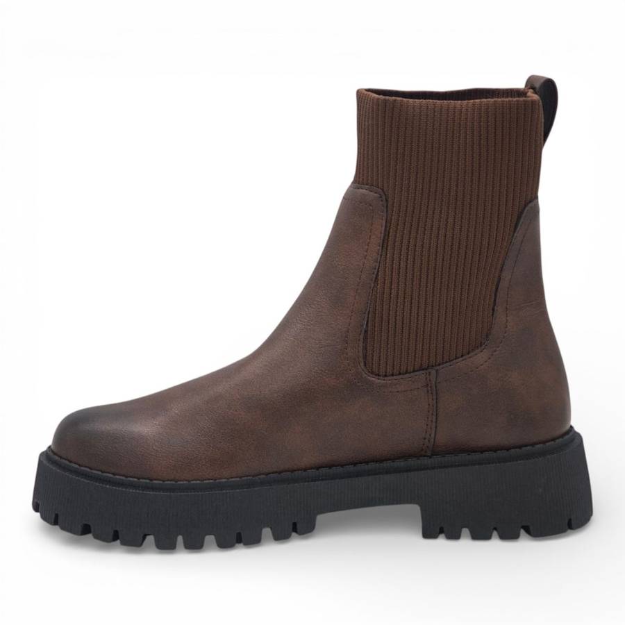 TTP Women's Chunky Chelsea Ankle Boot MC0008