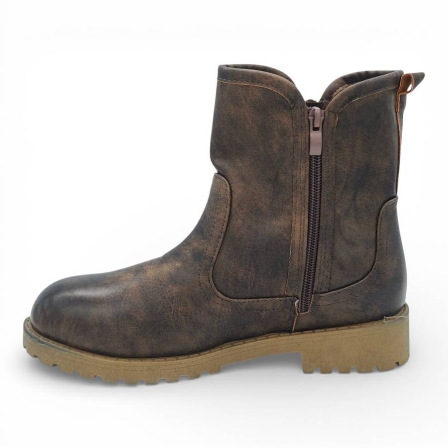 TTP Women's Ankle Boot with Side Zipper MC501