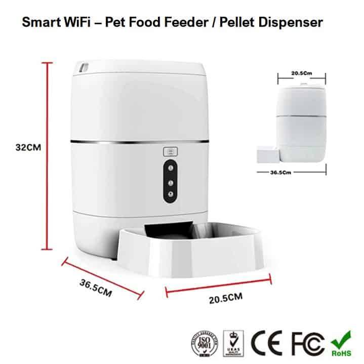 Smart Pet Feeder | Dogs or Cats | WiFi Tuya Smart Life