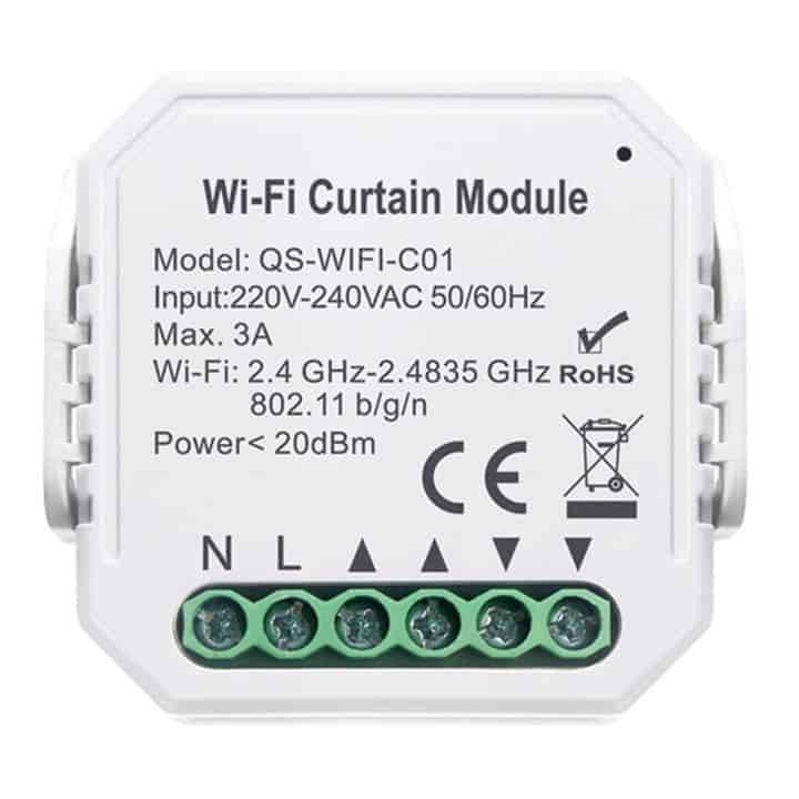 Smart Curtain, Blind, Screen Module (Upgrade Existing + Override) | WiFi Tuya Smart Life