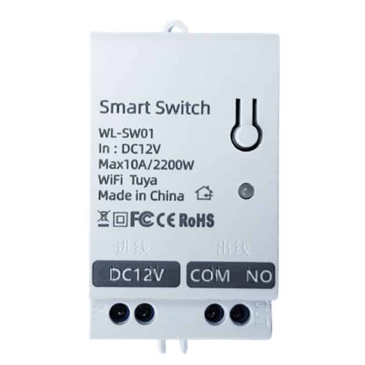 Smart Switch Basic 10A | 12V DC | WiFi Tuya Smart Life