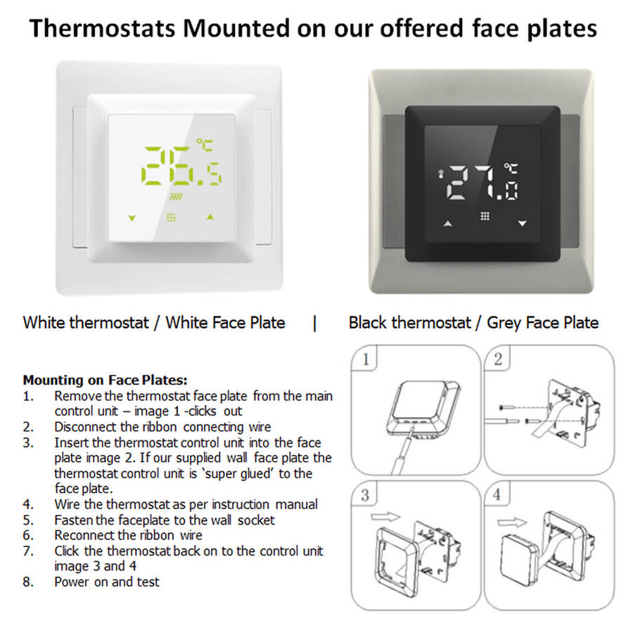 Smart Thermostat Temperature Control | Underfloor Heating | WiFi Tuya Smart Life v2