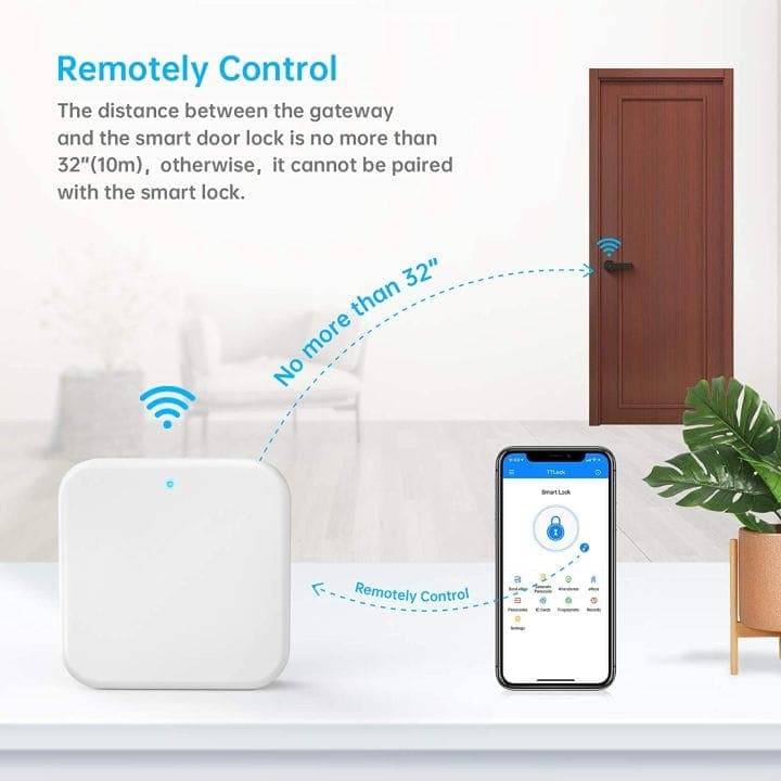 Smart Lock Wi-Fi Gateway G2 Hub with TT Lock App | WiFi Tuya Smart Life