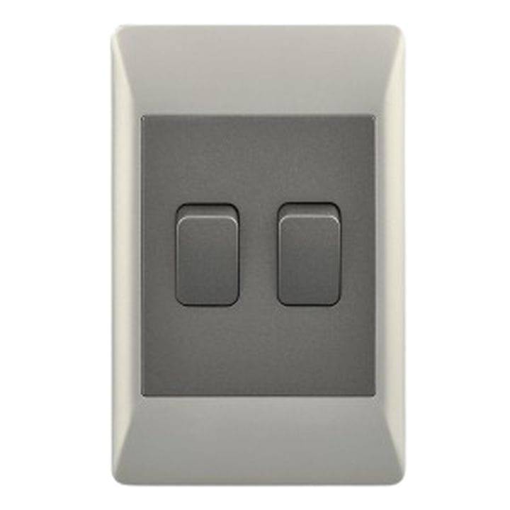 Smart WiFi Mechanical Light Switch, 2 Gang | Neutral Wire + BT | WiFi Tuya Smart Life