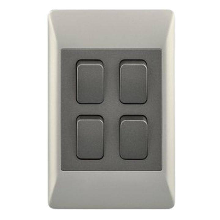 Smart WiFi Mechanical Light Switch, 4 Gang | Neutral Wire + BT | WiFi Tuya Smart Life