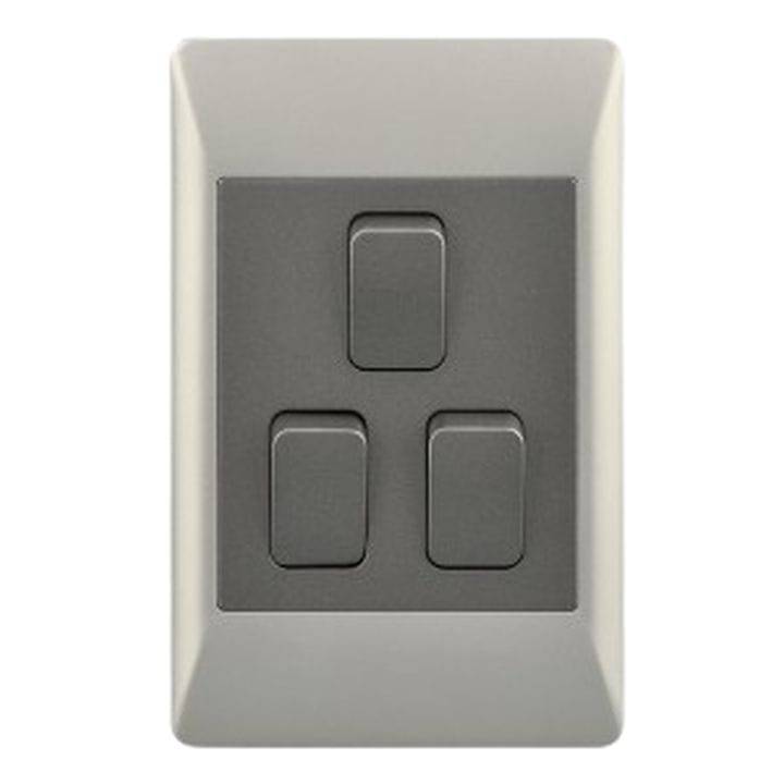Smart WiFi Mechanical Light Switch, 3 Gang | Neutral Wire + BT | WiFi Tuya Smart Life