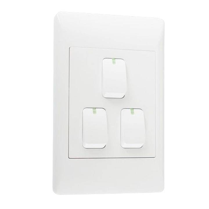 Smart WiFi Mechanical Light Switch, 3 Gang | Neutral Wire + BT | WiFi Tuya Smart Life