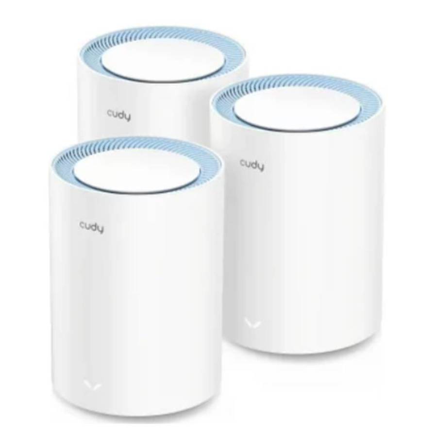Fast Ethernet Dual Band Mesh System | 3-pack | Cudy