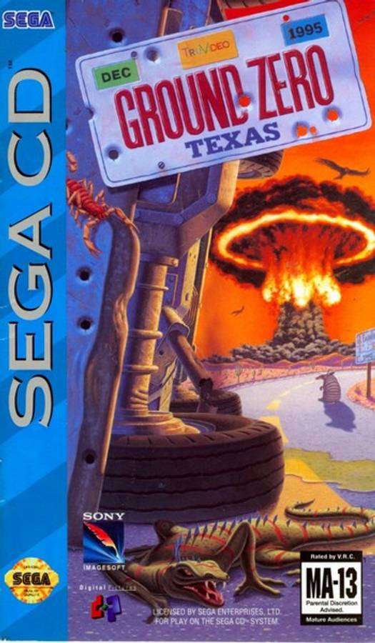 Ground Zero Texas Sega CD NTSC Playd